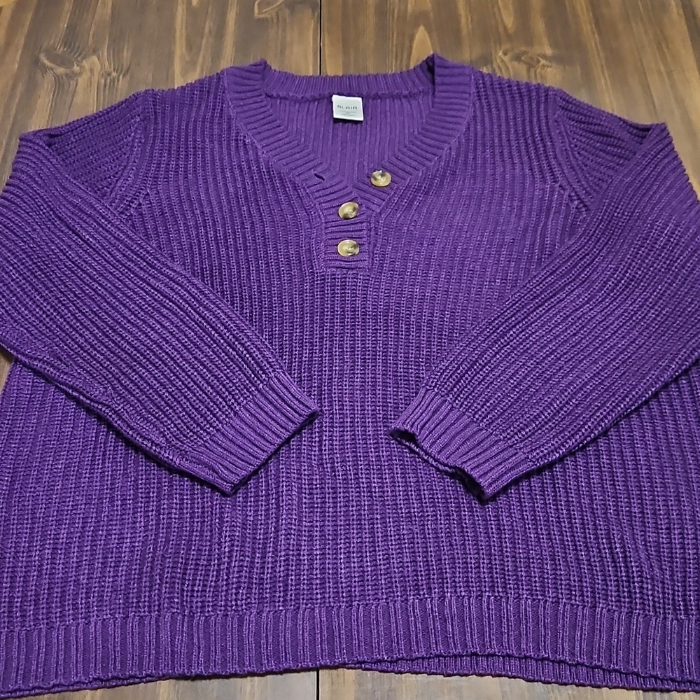 Blair Purple Knit Top - Picture 8 of 8